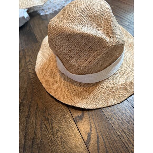 Eugenia Kim Lillian Straw Fedora Hat One Size NEW $325 MSRP main image 10